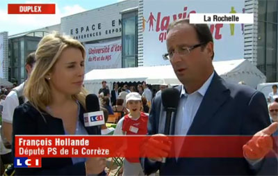 Hollande  la Rochelle en 2010