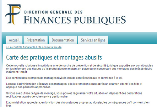 Fraudes fiscales - Bercy