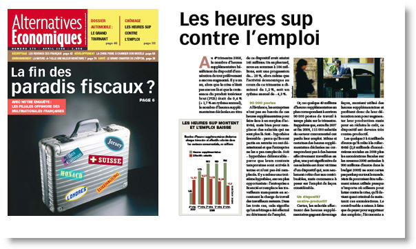 Alternatives Economiques et les heures sup