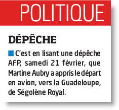 Aubry, Royal, AFP