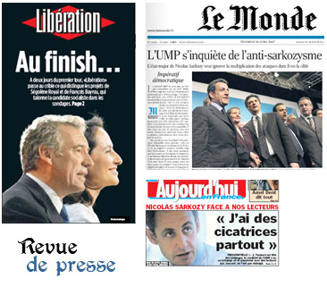 Les Unes de la presse