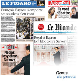 Les Unes de la presse