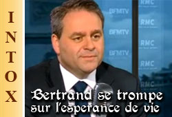 Xavier Bertrand et l'espérance de vie