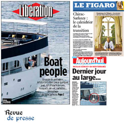 Les Unes de la presse