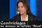 Cambriolages chez S&eacute;gol&egrave;ne Royal