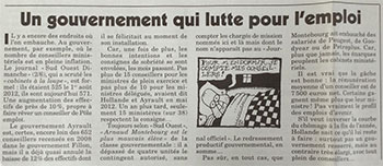 Cabinets ministériels - Canard enchaîné