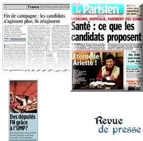 Les Unes de la presse