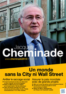 Cheminade, sans la city ni wallstreet