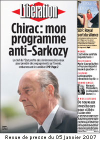 Revue de presse du 5 janvier 2007.