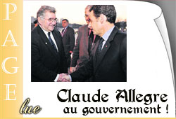 Claude Allègre et Nicolas Sarkozy