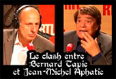 Clash entre Tapie et Aphatie