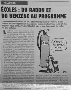 Ecoles Benzene Charlie Hebdo