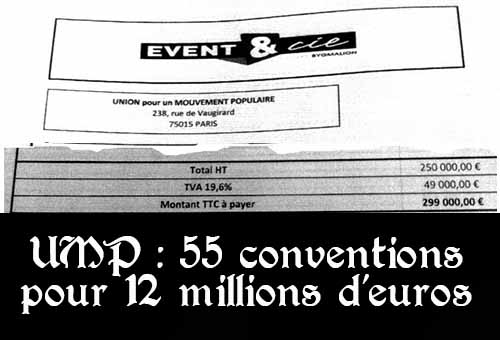 Factures des conventions UMP