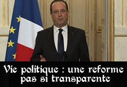 Réforme de la transparence de la vie politique