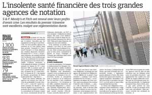 Insolente santé des agences de notation - Le Figaro