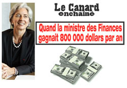 Lagarde 800 000 dollars