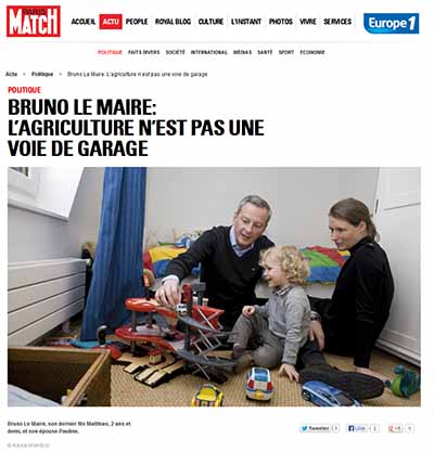 Le Maire, Paris-Match