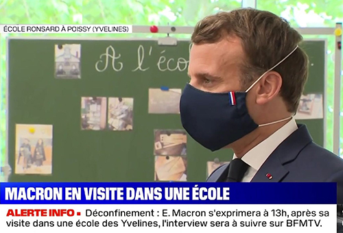 Macron masques