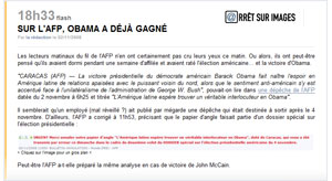 Obama gagnant