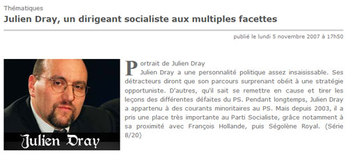 Portrait de Julien Dray