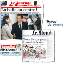 Les Unes de la presse