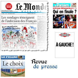 Les Unes de la presse