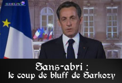 Sarkozy et les sans-abris