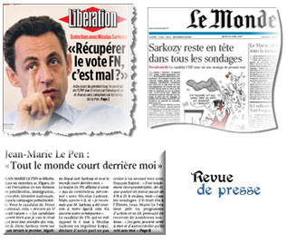 Les Unes de la presse