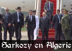 Sarkozy en Algérie