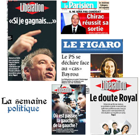 La semaine de Bayrou et Royal