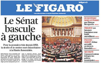 Sénat à gauche, Le Figaro