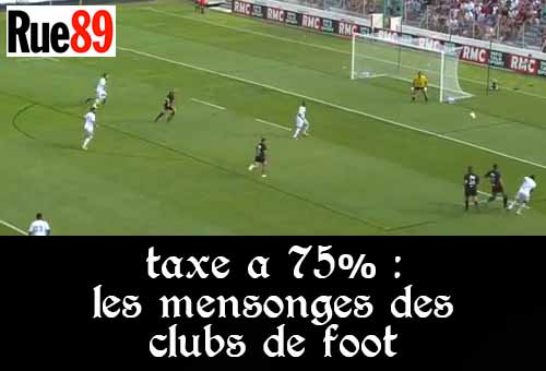 Taxe foot : mensonges